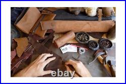 Hide & Drink, Rustic Leather Knife Roll Case (5 pockets), Compact Carry On Ba Hide & Drink, Rustic Leather Knife Roll Case (5 pockets), Compact Carry On Ba
