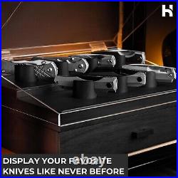 Holme & Hadfield The Armory Pro Knife Display Storage Case, Leather Lined