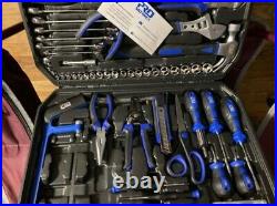 Household Maintenance 120 Piece Home Repair Mechanics Hand Tool Kit Storage Case