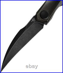 Ivy Framelock By Bestech Knives Titanium Handle 3 Blade With Nylon Storage Case