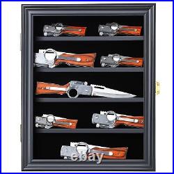 Jinchuan Knife Display Case Pocket Knife Stand for Collections Military F