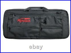 KNIFEWEAR 18 PIECE KNIFE BAG Chef's Knife Storage Case / Luggage Black