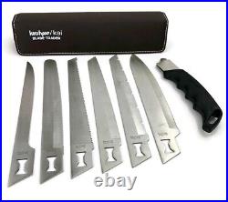 Kershaw Kai Blade Trader Interchangeable 6 Blade Knife and Handle Set with Case