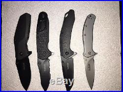 Kershaw knives LOT of 13 and Carrying Storage case LEEK CHIVE SHALLOT and MORE