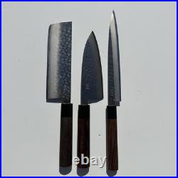 Kirin Hamono Japanese Kitchen Knife Set With Wooden Storage Box Case Sushi Knives Kirin Hamono Japanese Kitchen Knife Set With Wooden Storage Box Case Sushi Knives