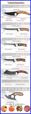 Kitchen Fruit Slicing Knives Butcher Boning Chef's Knife Set WithKnife Storage Bag