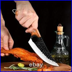 Kitchen Fruit Slicing Knives Butcher Boning Chef's Knife Set WithKnife Storage Bag