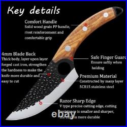 Kitchen Fruit Slicing Knives Butcher Boning Chef's Knife Set WithKnife Storage Bag