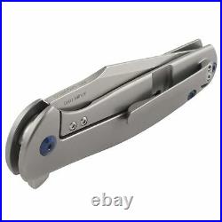 Kizer Cutlery Ursa Minor Framelock Folding Pocket Knife Titanium Handle