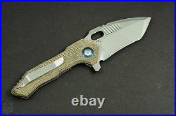 Kizer Mini Paragon Pocket Knife 154CM Steel Knife Micarta Handle