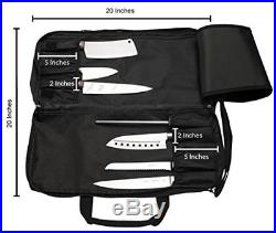 Knife Bag Pocket Carrying Case Chef Storage Protector Organizer Kitchen Cook