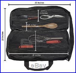 Knife Bag Pocket Carrying Case Chef Storage Protector Organizer Kitchen Utensil