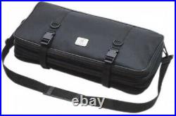 Knife Case 21 Pocket Triple-Zip Bag Tool Storage Transport Kit Carry Holder