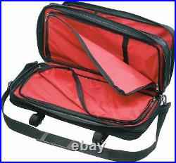 Knife Case 21 Pocket Triple-Zip Bag Tool Storage Transport Kit Carry Holder