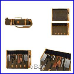Knife Cases Holders & Protectors Leather Roll Chef Storage Bag Aaron Moss