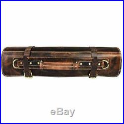 Knife Cases Holders & Protectors Leather Roll Storage Bag Elastic And Expandable