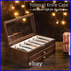 Knife Display Case, 3-Layer Pocket Knife Case Display & Storage Knives, Solid Knife Display Case, 3-Layer Pocket Knife Case Display & Storage Knives, Solid