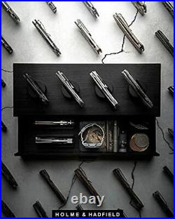 Knife Display Case EDC Organizer Pocket Knife Storage and EDC Case with Bla