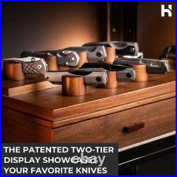 Knife Display Case For Pocket Knifes Knives Displaying Storage Box And Carrying
