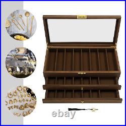 Knife Display Case, Knife Storage Box, 3-Tier Knife Display Case Organizer Knife Display Case, Knife Storage Box, 3-Tier Knife Display Case Organizer