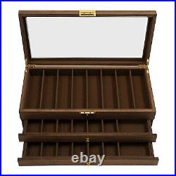 Knife Display Case, Knife Storage Box, 3-Tier Knife Display Case Organizer Knife Display Case, Knife Storage Box, 3-Tier Knife Display Case Organizer