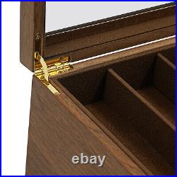 Knife Display Case, Knife Storage Box, 3-Tier Knife Display Case Organizer