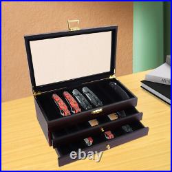 Knife Display Case, Knife Storage Box, 3-Tier Knife Display Case Organizer Knife Display Case, Knife Storage Box, 3-Tier Knife Display Case Organizer