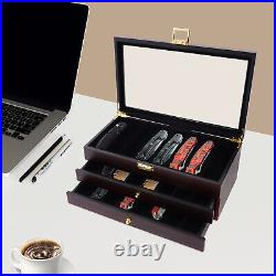 Knife Display Case, Knife Storage Box, 3-Tier Knife Display Case Organizer Knife Display Case, Knife Storage Box, 3-Tier Knife Display Case Organizer