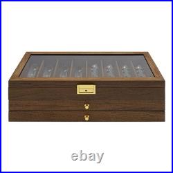 Knife Display Case, Knife Storage Box, 3-Tier Knife Display Case Organizer USA