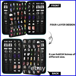 Knife Display Case Knives Holder Storage Organizer Box Collection Carrier Bags