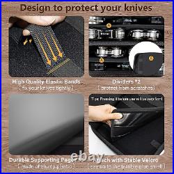 Knife Display Case Pocket Knives Storage Collection with Portable Shoulder Strap