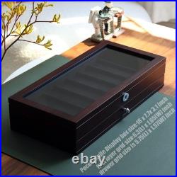 Knife Display Case Two-Tier Pocket Knife Case Box Storage for 15-17 Pocket Kn Knife Display Case Two-Tier Pocket Knife Case Box Storage for 15-17 Pocket Kn