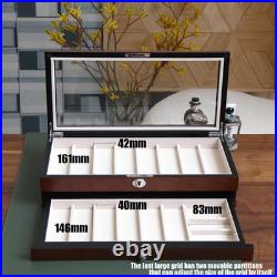 Knife Display Case Two-Tier Pocket Knife Case Box Storage for 15-17 Pocket Knive Knife Display Case Two-Tier Pocket Knife Case Box Storage for 15-17 Pocket Knive