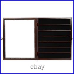 Knife Display Case with Acrylic Door, Shelves Wall Knife Storage