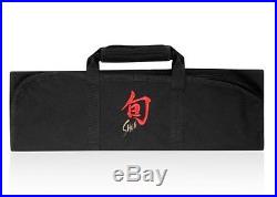 Knife Roll 8 Slot Storage Bag Case Chef Carrying Protector Travel Cutlery Holder
