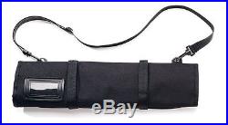 Knife Roll for 13 Knives or Tools Black Storage Bag Case Chef Carrying Protector