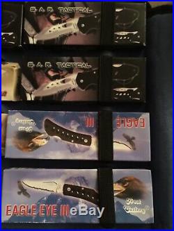 Knife Storage Case Folding Pouch 2 Carriers / Holders Camo Full of New Knives