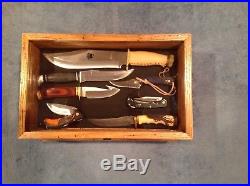 Knife case Display(knives and boxes shown are NOT included) Hidden Storage