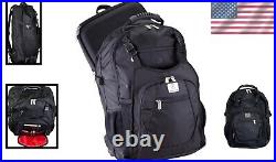 KnifePack Plus Robust Black Backpack with Cutlery Storage & Laptop Compartment