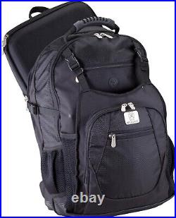 KnifePack Plus Robust Black Backpack with Cutlery Storage & Laptop Compartment