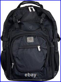 KnifePack Plus Robust Black Backpack with Cutlery Storage & Laptop Compartment