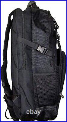 KnifePack Plus Robust Black Backpack with Cutlery Storage & Laptop Compartment