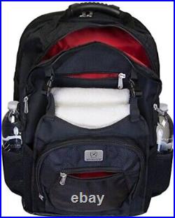 KnifePack Plus Robust Black Backpack with Cutlery Storage & Laptop Compartment