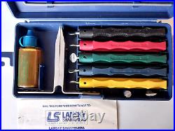 Lansky Stone Knife Sharpening System Complete Three Stones With Case Pre-owned