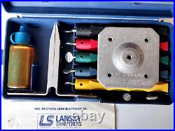 Lansky Stone Knife Sharpening System Complete Three Stones With Case Pre-owned