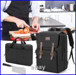 Large Chef Backpack & Knife Bag, Knife Backpack and Chef Bag with Lock Hole, Kni