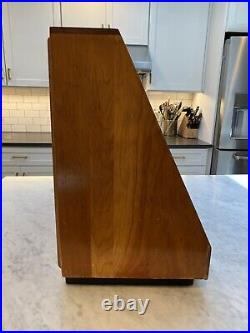 Large Vintage Wood XX Cutlery Knife Counter Store Advertising Display Case