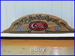 Large W. R. CASE & Son Cutlery Knife Store Floor Wooden Display Case 73H x 23W