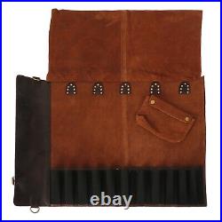 Leather Artist Case Organizer Storage bag Travel Friendly Gift for Men & Women