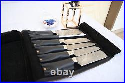 Leather Chef's Knife Holder Roll Cutlery Storage Case Organizer bag Travel Gift1